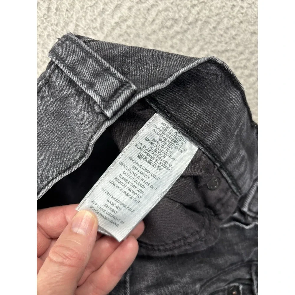 True Religion Ricky Jeans Mens 32 Fits 30x29.5 Relaxed Straight Flap Pockets Y2K